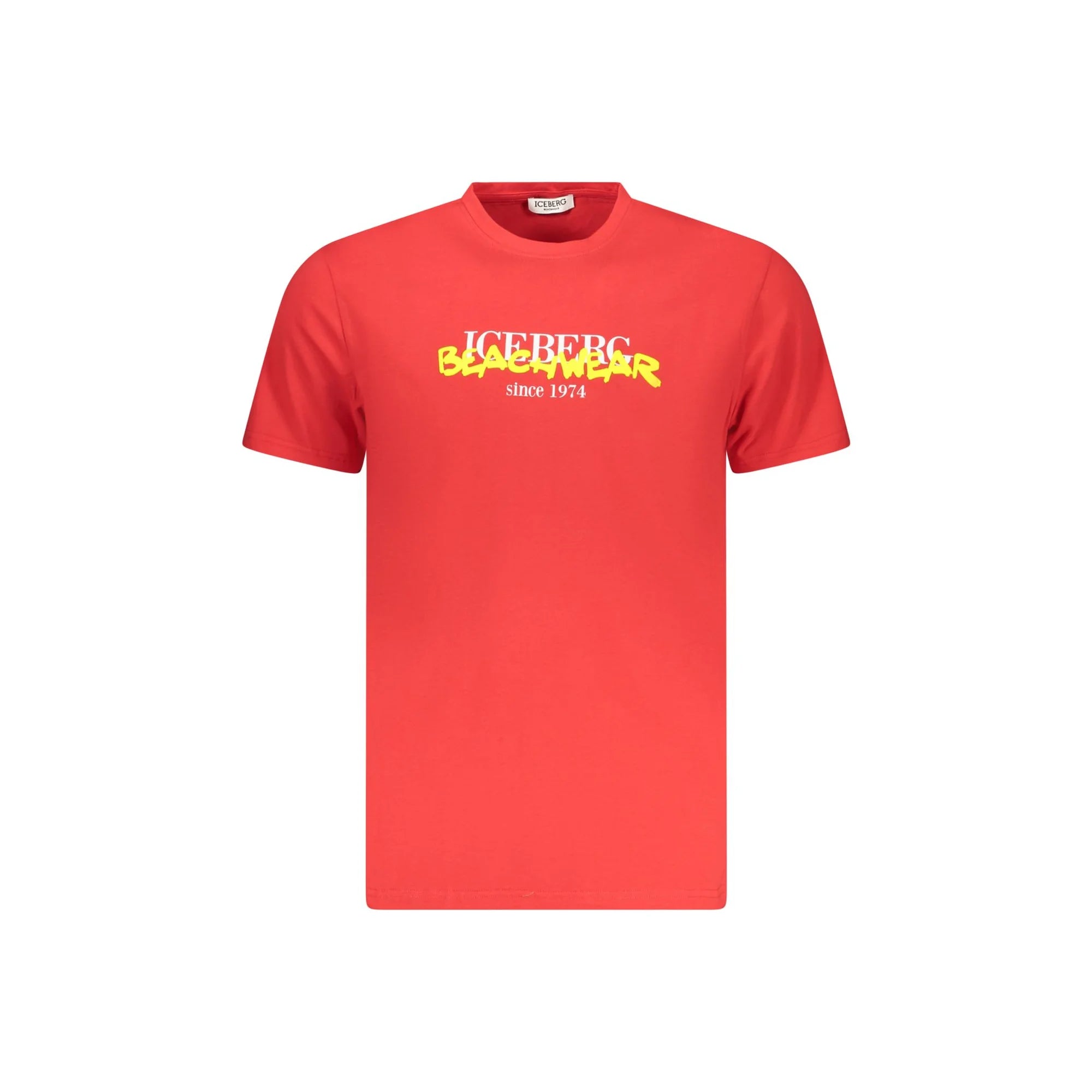 ICEBERG T-SHIRT MANICHE CORTE UOMO ROSSO